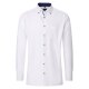 VENTI Herren Businesshemd Langarm Button-Down Comfort-Fit Weiß