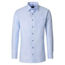 VENTI Herren Businesshemd Langarm Kent Comfort-Fit Hellblau