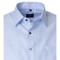 VENTI Herren Businesshemd Langarm Kent Comfort-Fit Hellblau