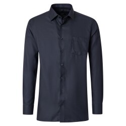 VENTI Herren Businesshemd Langarm Kent Comfort-Fit Schwarz