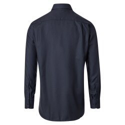 VENTI Herren Businesshemd Langarm Kent Comfort-Fit Schwarz