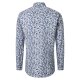 VENTI Herren Businesshemd Langarm Kent Modern-Fit Hellblau Muster