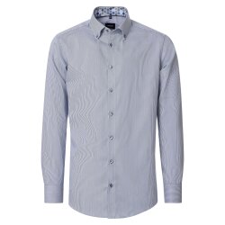 VENTI Herren Businesshemd Langarm Button-Down Modern Blau...