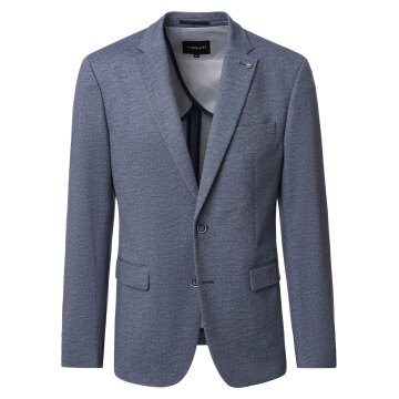 VENTI Herren Anzugsakko FORMAL Revers Polyestermix Stretch Blau