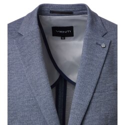 VENTI Herren Anzugsakko FORMAL Revers Polyestermix Stretch Blau