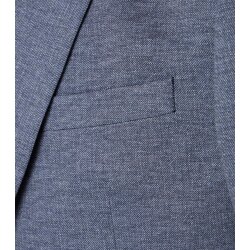 VENTI Herren Anzugsakko FORMAL Revers Polyestermix Stretch Blau