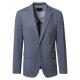 VENTI Herren Anzugsakko FORMAL Revers Polyestermix Stretch Blau