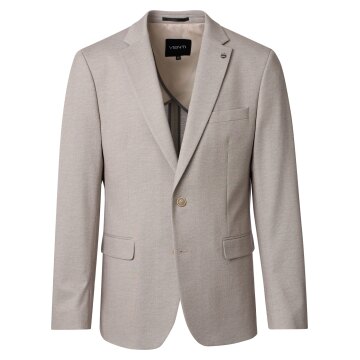 VENTI Herren Anzugsakko FORMAL Revers Polyestermix Stretch Beige