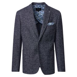 VENTI Herren Sakko FORMAL Revers Polyestermix Stretch Blau