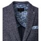 VENTI Herren Sakko FORMAL Revers Polyestermix Stretch Blau