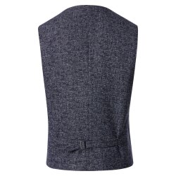 VENTI Herren Weste FORMAL V-Neck Polyestermix Stretch Blau