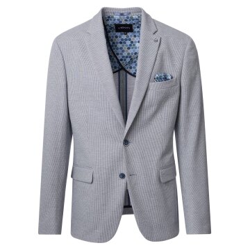 VENTI Herren Sakko FORMAL Revers Polyestermix Stretch Hellblau