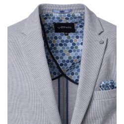 VENTI Herren Sakko FORMAL Revers Polyestermix Stretch Hellblau