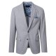 VENTI Herren Sakko FORMAL Revers Polyestermix Stretch Hellblau