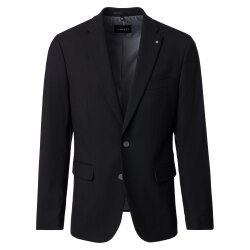 VENTI Herren Anzugsakko FORMAL Revers Polyestermix Schwarz