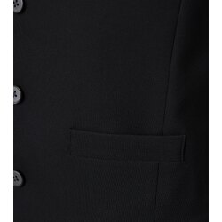 VENTI Herren Anzugweste FORMAL V-Neck Polyestermix Schwarz