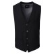 VENTI Herren Anzugweste FORMAL V-Neck Polyestermix Schwarz