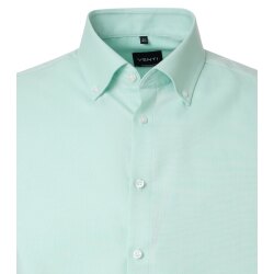 VENTI Herren Businesshemd Langarm Button-Down Modern-Fit Hellgrün