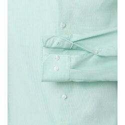 VENTI Herren Businesshemd Langarm Button-Down Modern-Fit Hellgrün