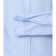 VENTI Herren Businesshemd Langarm Stehbund Body-Fit Hellblau
