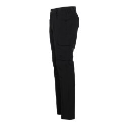PLANAM Stretchy Herren Hose OUTDOOR Oberschenkeltaschen Schwarz