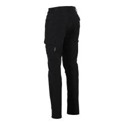 PLANAM Stretchy Herren Hose OUTDOOR Oberschenkeltaschen Schwarz