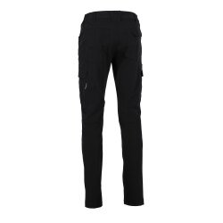 PLANAM Stretchy Herren Hose OUTDOOR Oberschenkeltaschen Schwarz