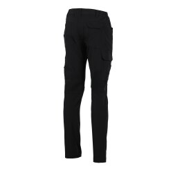 PLANAM Stretchy Herren Hose OUTDOOR Oberschenkeltaschen Schwarz