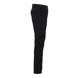 PLANAM Stretchy Herren Hose OUTDOOR Oberschenkeltaschen Schwarz