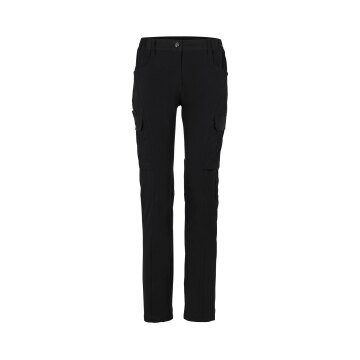 PLANAM Stretchy Damen Hose OUTDOOR Oberschenkeltaschen Schwarz