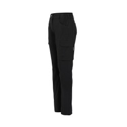 PLANAM Stretchy Damen Hose OUTDOOR Oberschenkeltaschen Schwarz