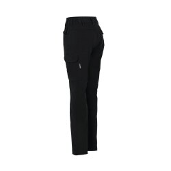 PLANAM Stretchy Damen Hose OUTDOOR Oberschenkeltaschen Schwarz