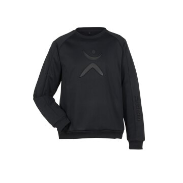 PLANAM Unisex Sweater OUTDOOR Rundhals Logo Schwarz