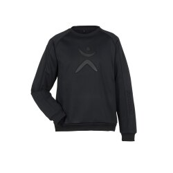 PLANAM Unisex Sweater OUTDOOR Rundhals Logo Schwarz