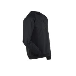 PLANAM Unisex Sweater OUTDOOR Rundhals Logo Schwarz