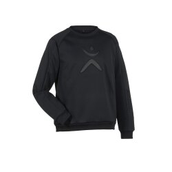 PLANAM Unisex Sweater OUTDOOR Rundhals Logo Schwarz