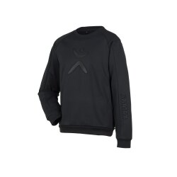 PLANAM Unisex Sweater OUTDOOR Rundhals Logo Schwarz