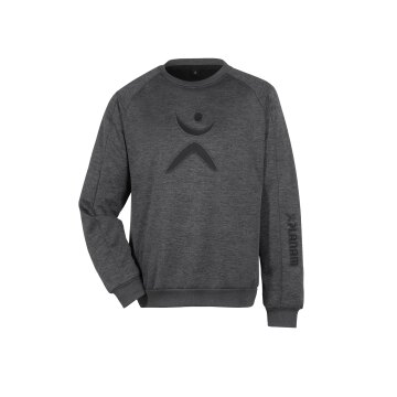 PLANAM Unisex Sweater OUTDOOR Rundhals Logo Grau