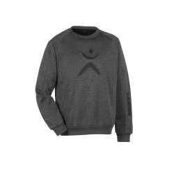 PLANAM Unisex Sweater OUTDOOR Rundhals Logo Grau