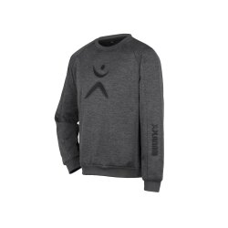PLANAM Unisex Sweater OUTDOOR Rundhals Logo Grau