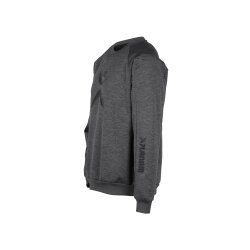 PLANAM Unisex Sweater OUTDOOR Rundhals Logo Grau