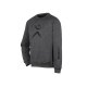 PLANAM Unisex Sweater OUTDOOR Rundhals Logo Grau