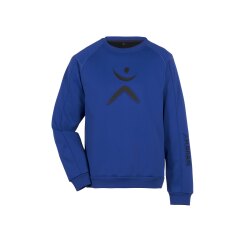 PLANAM Unisex Sweater OUTDOOR Rundhals Logo Kornblumenblau