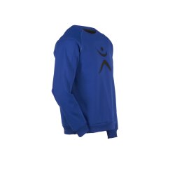 PLANAM Unisex Sweater OUTDOOR Rundhals Logo Kornblumenblau