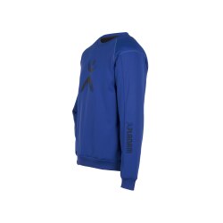 PLANAM Unisex Sweater OUTDOOR Rundhals Logo Kornblumenblau