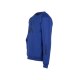 PLANAM Unisex Sweater OUTDOOR Rundhals Logo Kornblumenblau