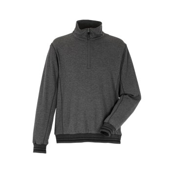 PLANAM Herren Match Troyer OUTDOOR Zip-Kragen Grau