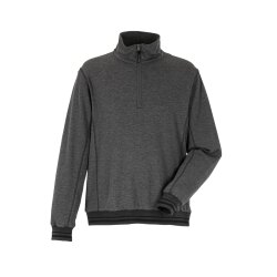 PLANAM Herren Match Troyer OUTDOOR Zip-Kragen Grau