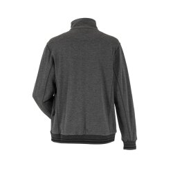 PLANAM Herren Match Troyer OUTDOOR Zip-Kragen Grau