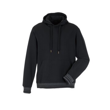 PLANAM Herren Match Hoodie OUTDOOR Kapuze Schwarz